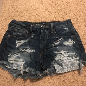 american eagle jean shorts